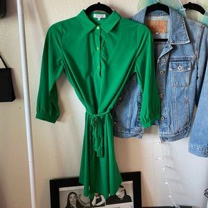 green justfab dress